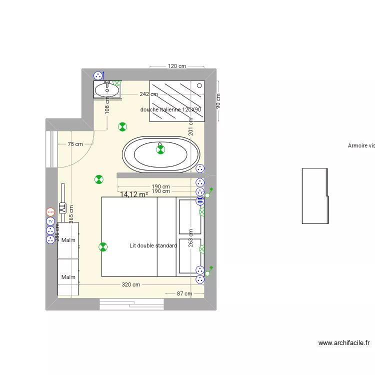 suite RDC. Plan de 