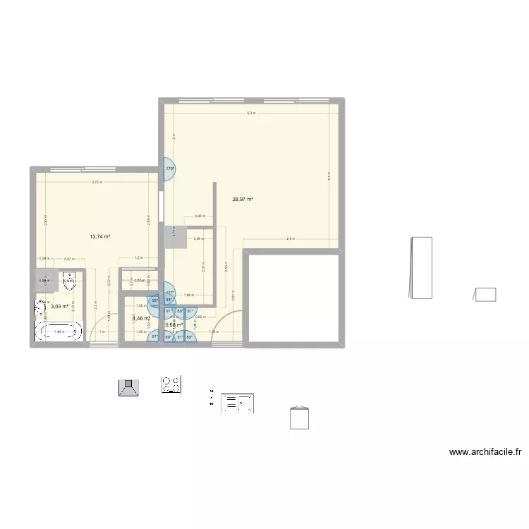 5 eme apres. Plan de 