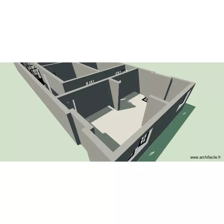 186. Plan de 9 Pièces et 126 m²