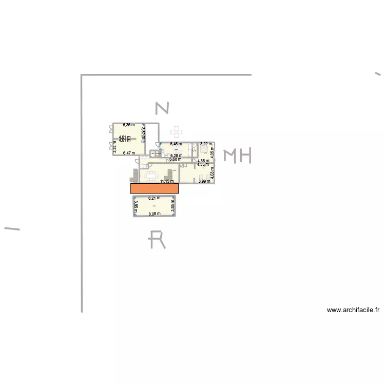 plan4. Plan de 9 et 185 m² plan4. Plan de 9 et 185 m²
