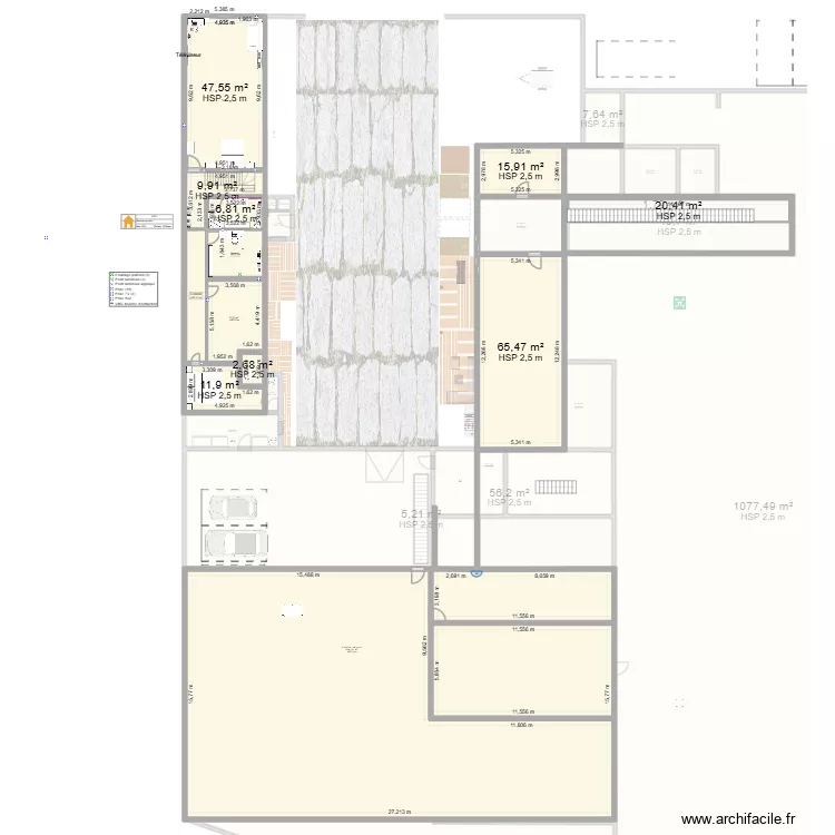 chambre alex. Plan de 