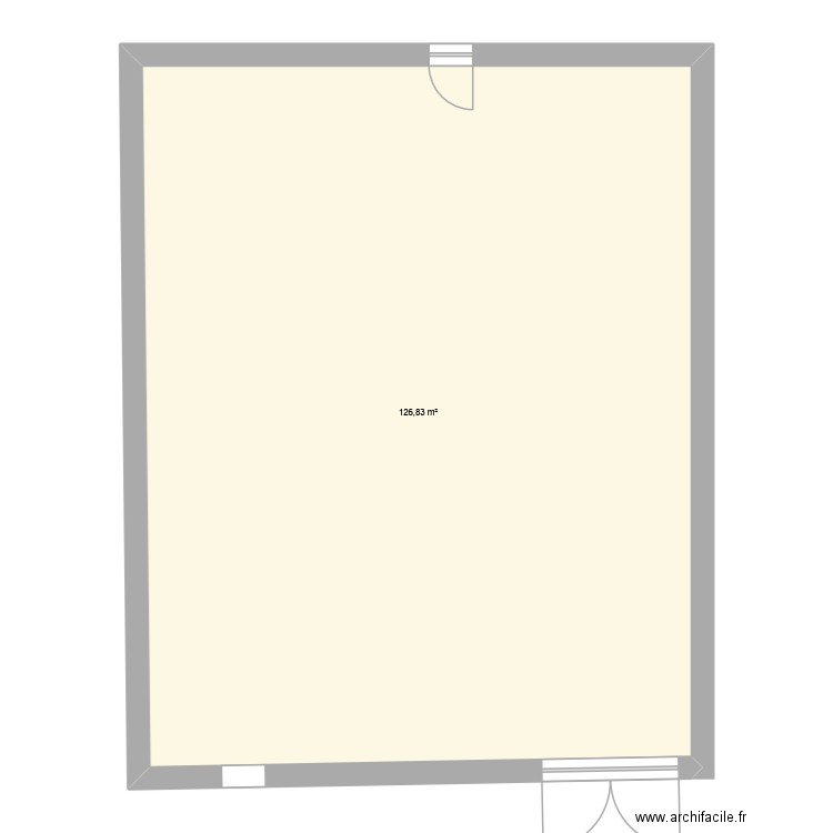 maison achard. Plan de 1 pièce et 127 m2