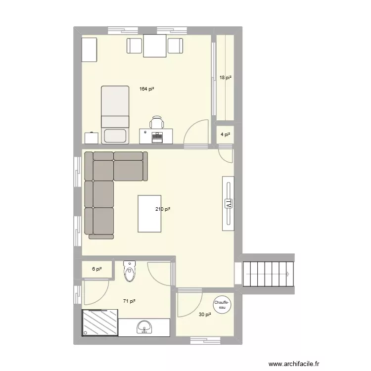 FG-67C. Plan de 7 Pièces et 47 m² FG-67C. Plan de 7 Pièces et 47 m²