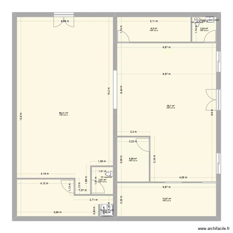 20260228 - SDS. Plan de 7 pièces et 185 m²