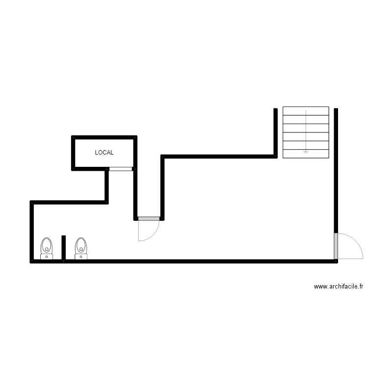 plan 1 rdc. Plan de 0 pièce et 0 m2