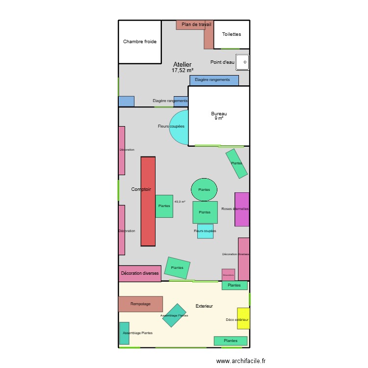 plan mag. Plan de 6 pièces et 105 m2