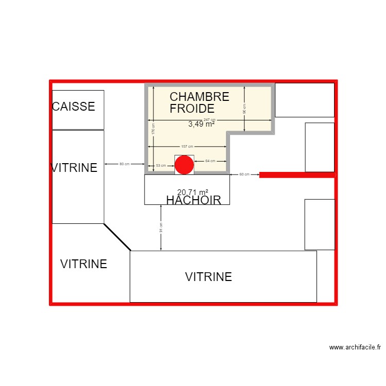 plan marché definitif. Plan de 0 pièce et 0 m2