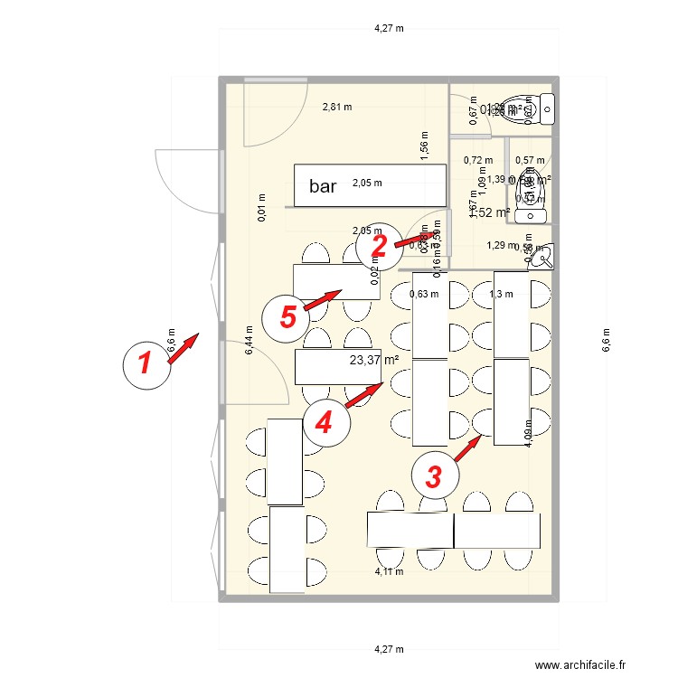 la nova plan et photos (existant). Plan de 0 pièce et 0 m2