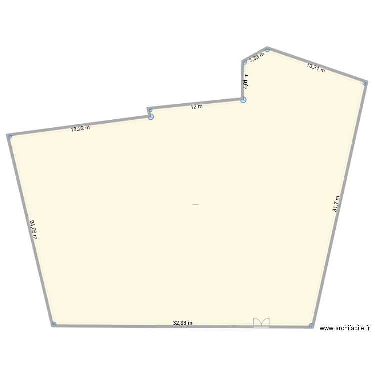 cimetiere. Plan de 1 pièce et 1130 m2