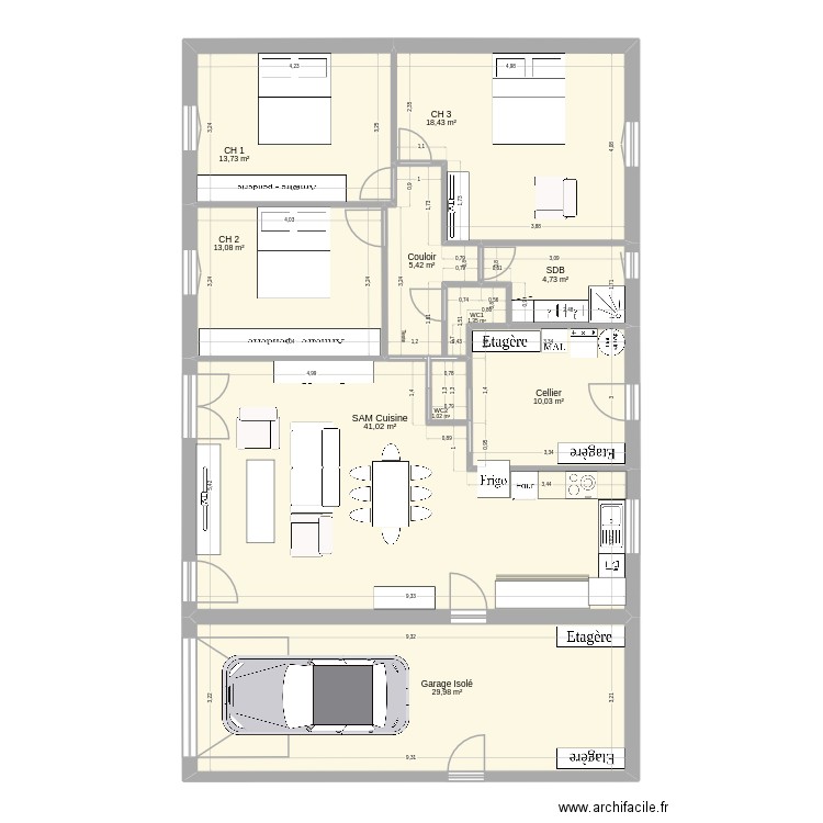 Maison ok 30 11 2025. Plan de 10 pièces et 139 m2