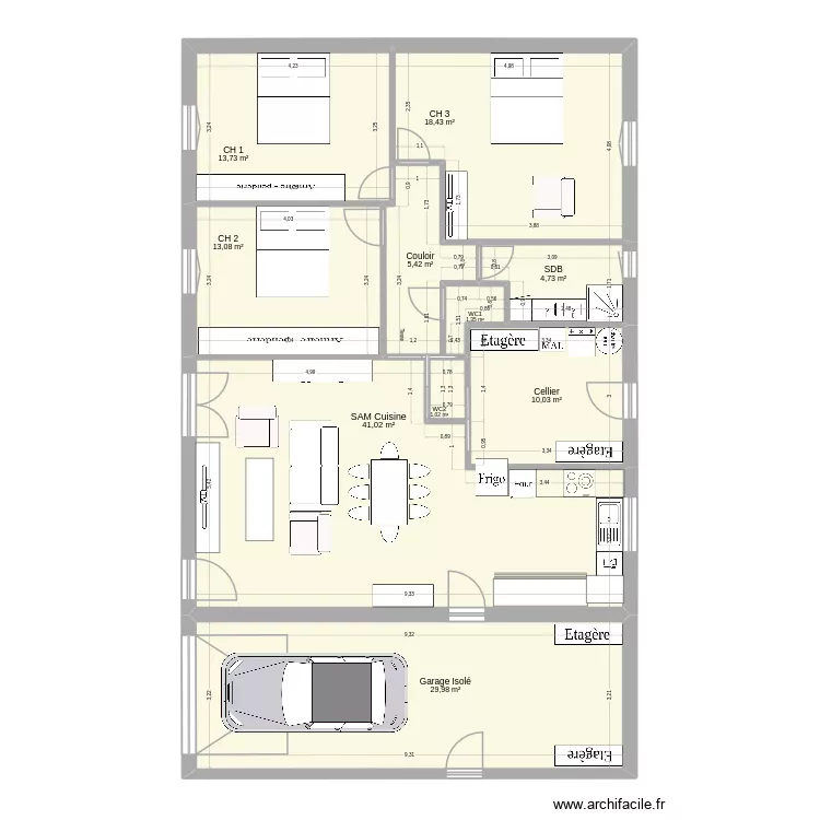 Maison ok 30 11 2025. Plan de 10 pièces et 139 m²