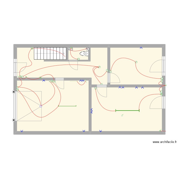 RALF D SALLER CASA OK. Plan de 19 pièces et 274 m2