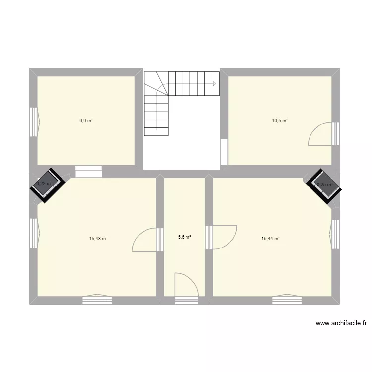 RDC CLOITRE. Plan de 7 et 57 m² RDC CLOITRE. Plan de 7 et 57 m²