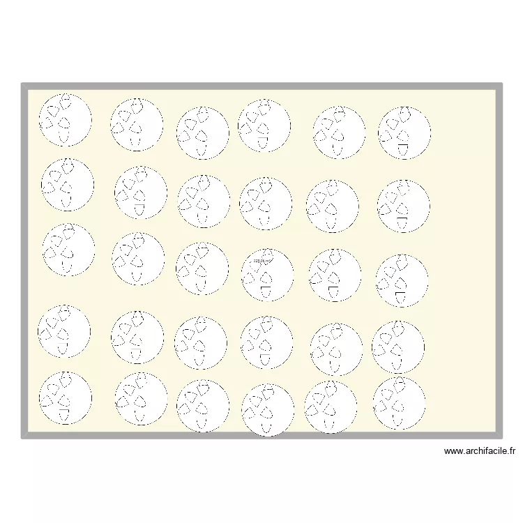 Plan de la tente. Plan de 1 pièce et 278 m²