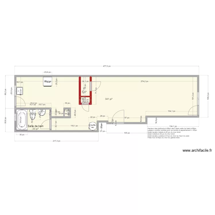 7000 Wiseman, app 3. Plan de 