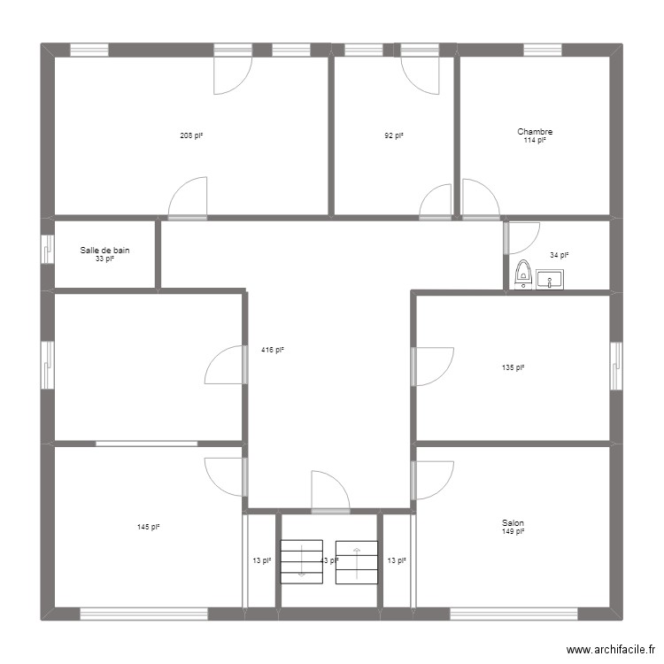 Plan 580 RDC. Plan de 0 pièce et 0 m2