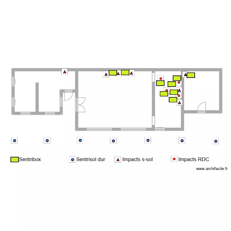 SAINT CERNIN DE LABARDE. Plan de 4 et 86 m² SAINT CERNIN DE LABARDE. Plan de 4 et 86 m²