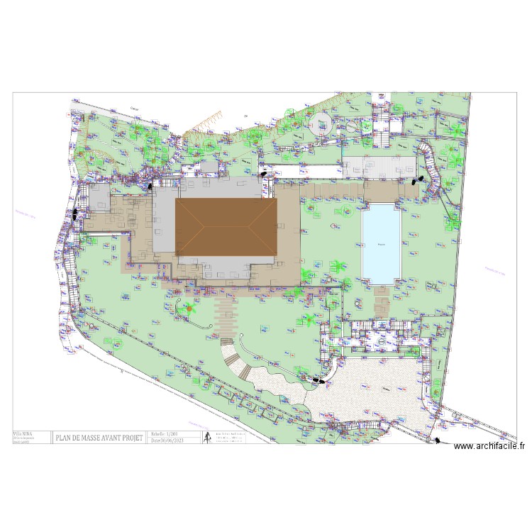 NINA implantation caméras ext. Plan de 0 pièce et 0 m2