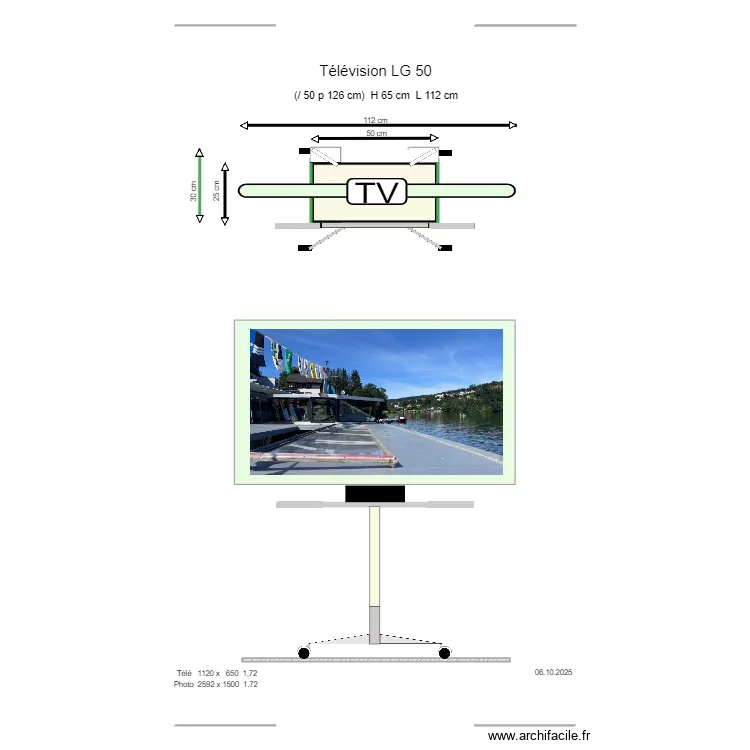 I- 01 T&eacute;l&eacute;vision 03. Plan de 