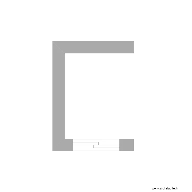 maison. Plan de 