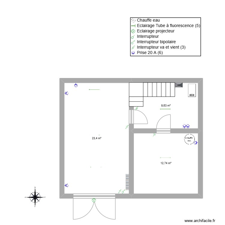 electricité cave. Plan de 0 pièce et 0 m2 electricité cave. Plan de 0 pièce et 0 m2