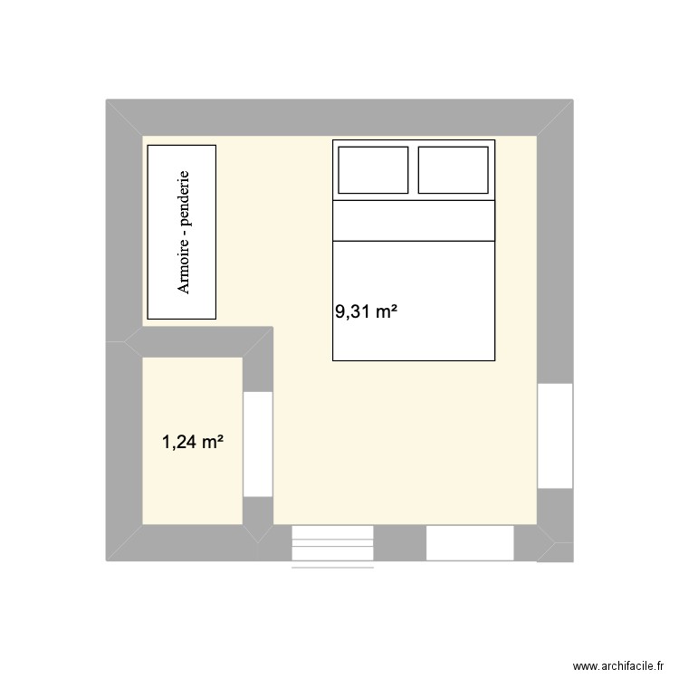 CHAMBRE. Plan de 0 pièce et 0 m2