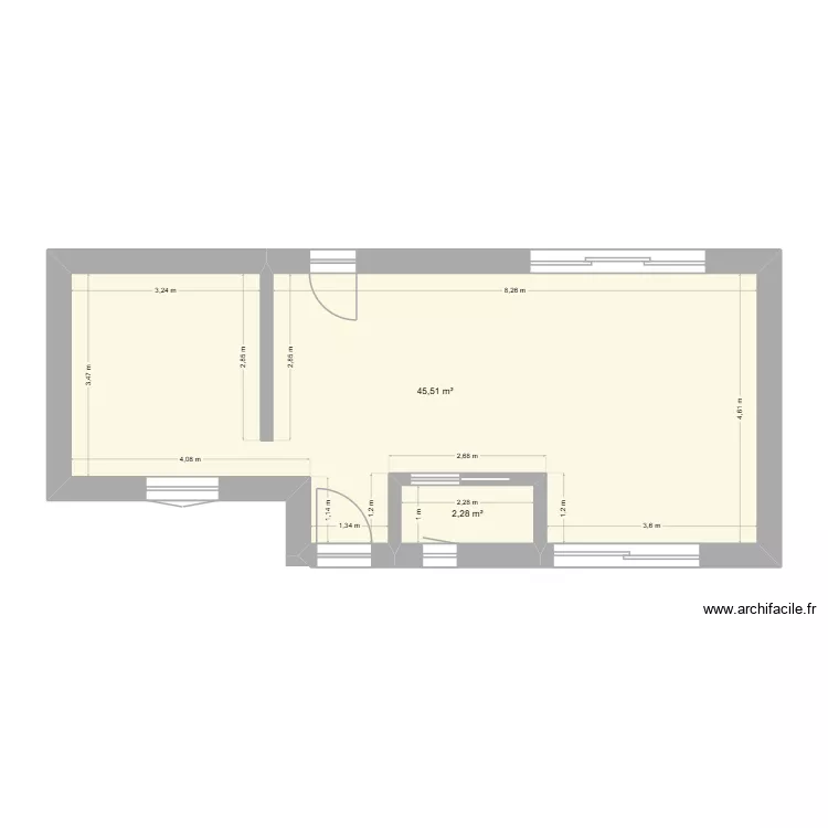 capdecroix2eme. Plan de 2 et 48 m² capdecroix2eme. Plan de 2 et 48 m²