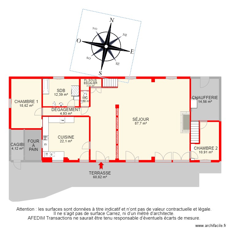 BI 16235 - . Plan de 38 pièces et 409 m2