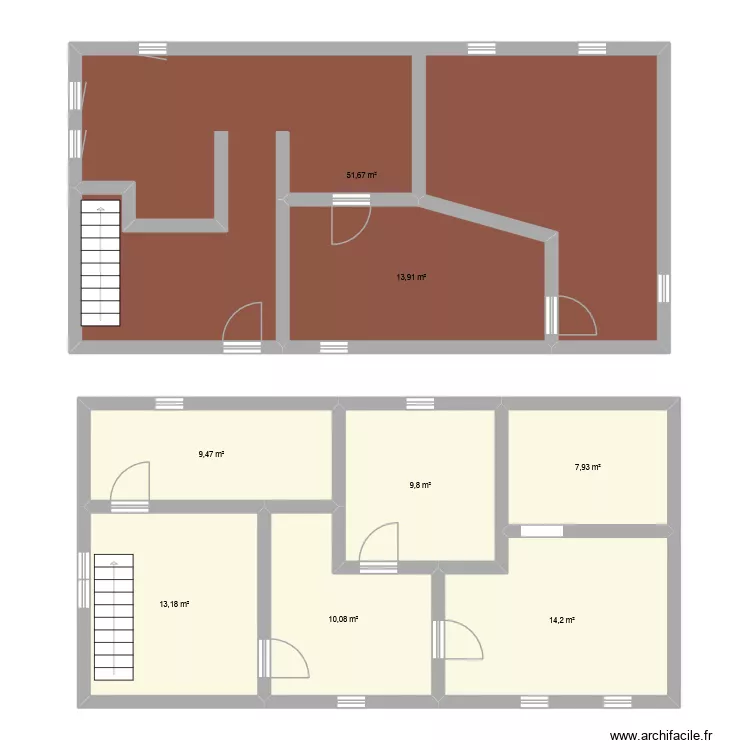 PIETRO A LA CASA. Plan de 8  et 130 m²