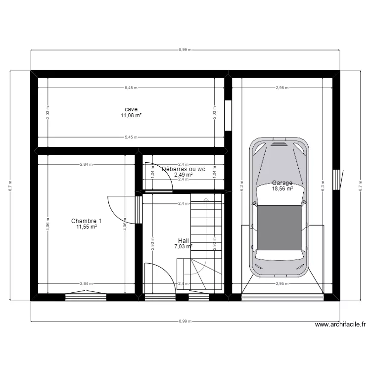 PROJET MUTZIG RDC. Plan de 