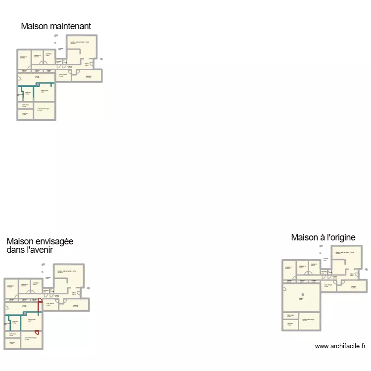 maison reverie. Plan de 
