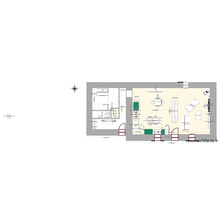 ArchiFacile PRO AYRENS. Plan de 0 pièce et 0 m2
