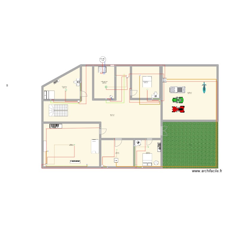 KLM. Plan de 0 pièce et 0 m2