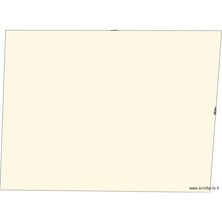 SERGENTERIE. Plan de 1 pièce et 1388 m2