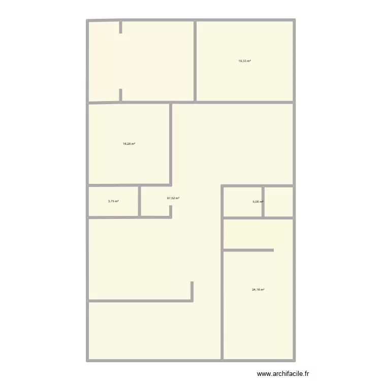 Futur villa 10*16. Plan de 6 et 166 m² Futur villa 10*16. Plan de 6 et 166 m²