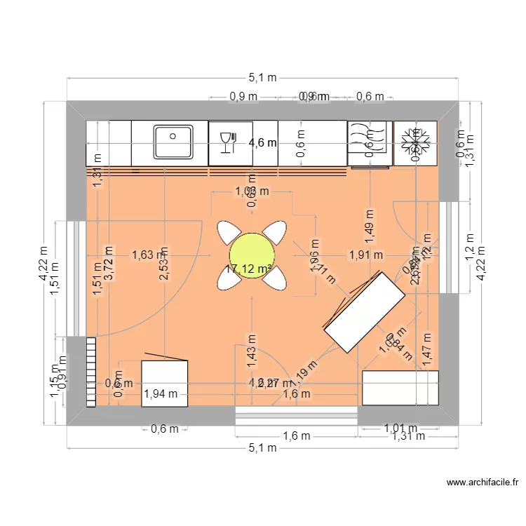 nouveauté. Plan de 1 et 17 m² nouveauté. Plan de 1 et 17 m²