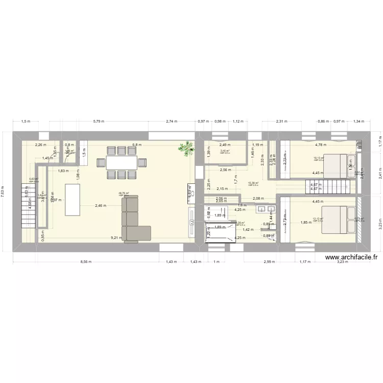 Ferolle 5.0. Plan de 11 Pièces et 111 m²