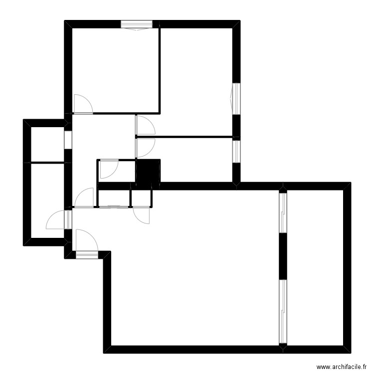 HILAIRE. Plan de 13 pièces et 111 m2