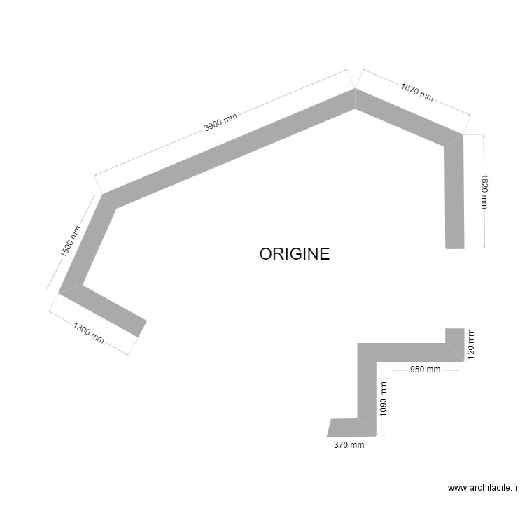Plan Interior's Origine. Plan de 0 pièce et 0 m2