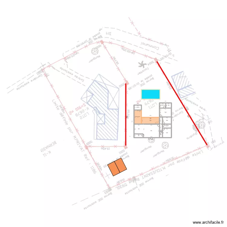 maison riviere sal&eacute;e. Plan de 14  et 144 m²