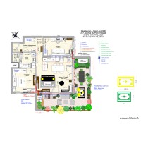 T3 C3404 _ Résidence Le Clos Lauzier 4 (table anthracite 1,3 + chaises agave)