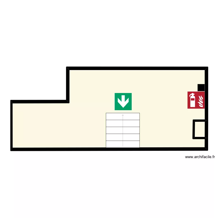 Carte Blanche &eacute;tage. Plan de 