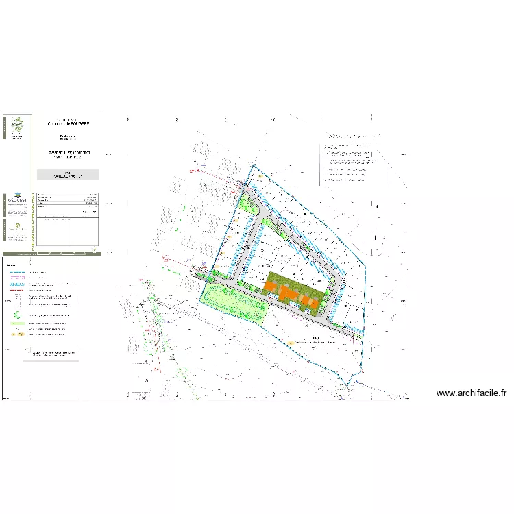 Fougeré Lot Martial. Plan de Fougeré Lot Martial. Plan de