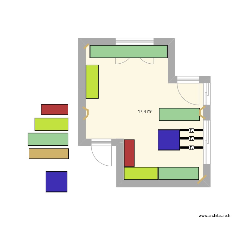 STOCKAGE PETITE ENFANCE MEUBLES 2. Plan de 0 pièce et 0 m2