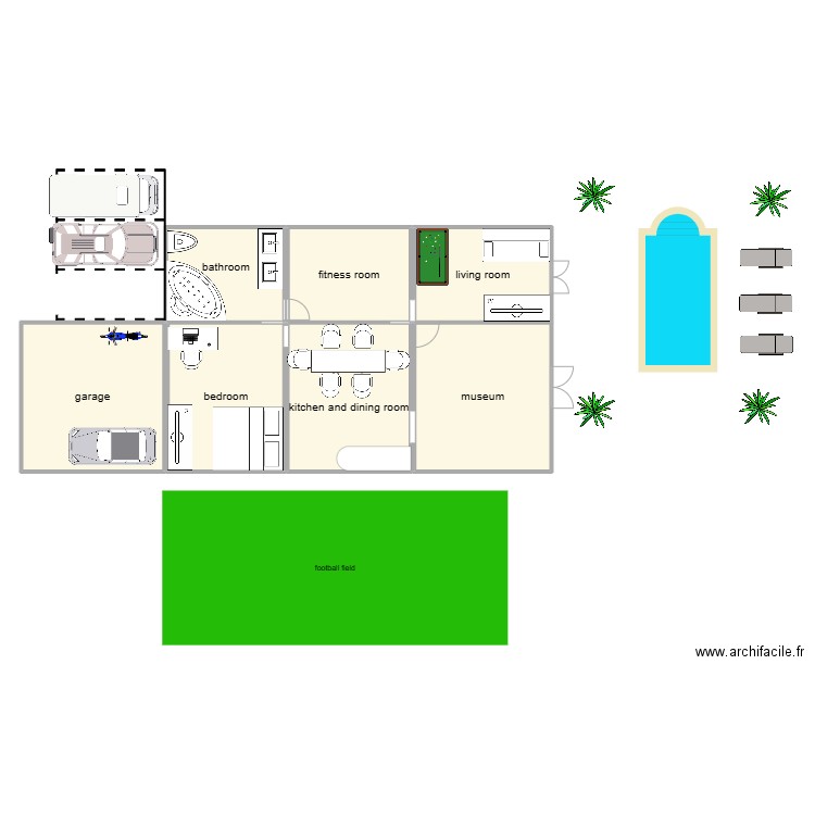 maxence. Plan de 7 pièces et 235 m2