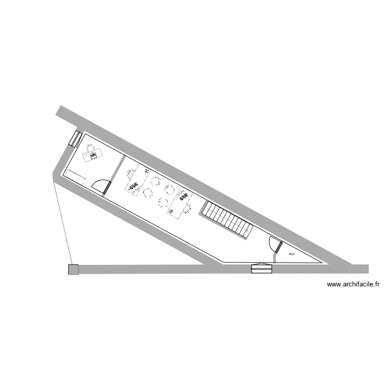 96 ARMATAN R+1. Plan de 