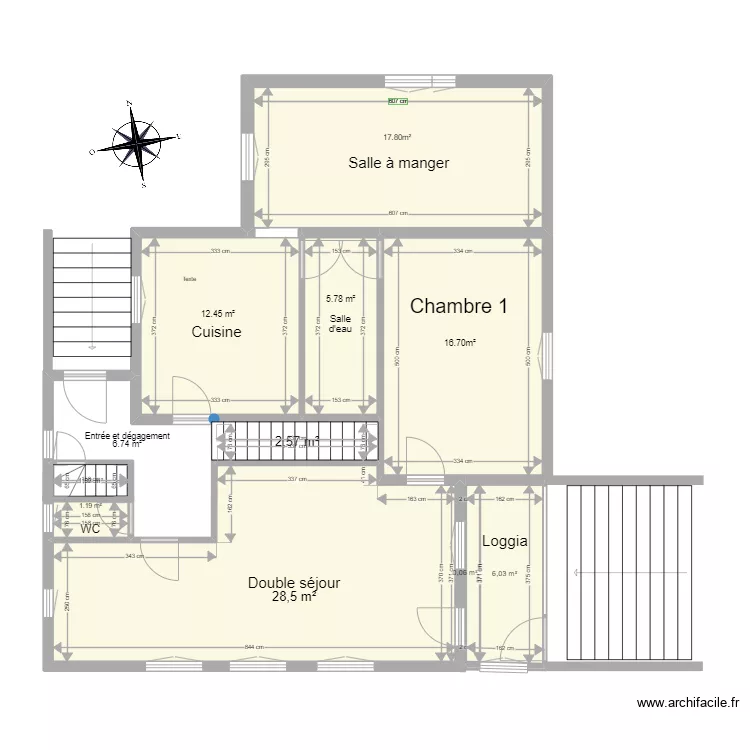 Kientzville RDC. Plan de 