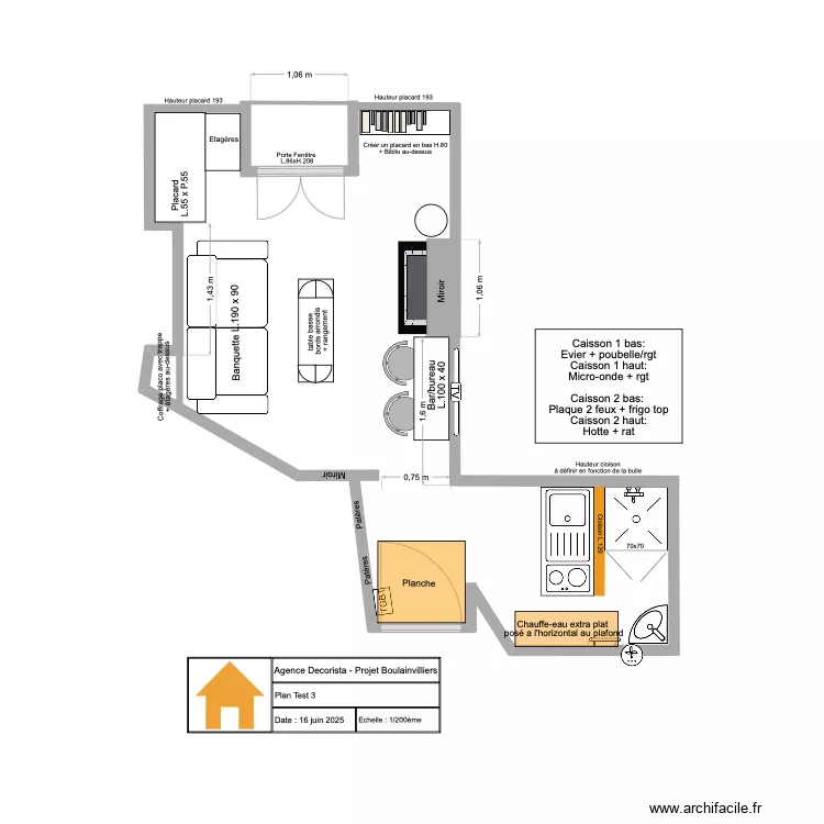 Plan 2D Boulainvilliers_Test3. Plan de Plan 2D Boulainvilliers_Test3. Plan de