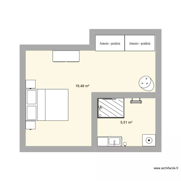 Id&eacute;e maman pour caros . Plan de 