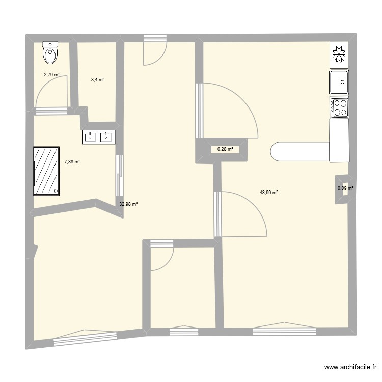 victor. Plan de 0 pièce et 0 m2